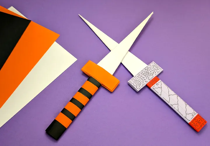 Senjata Ninja Origami Versi 2: Panduan untuk aksesori fantasi