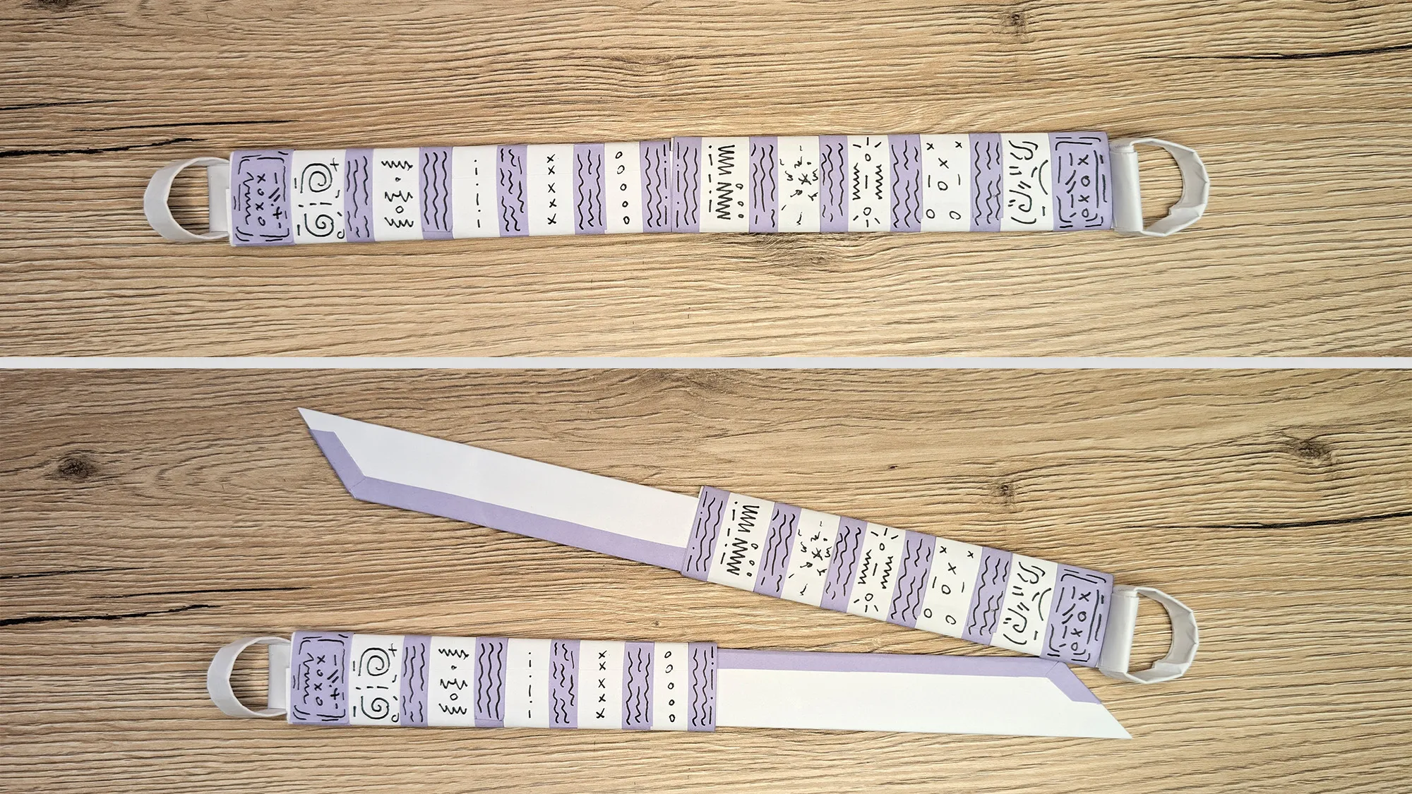 DIY Ninja Knife Set: Step-by-step instructions with photos and description. The picture 9
