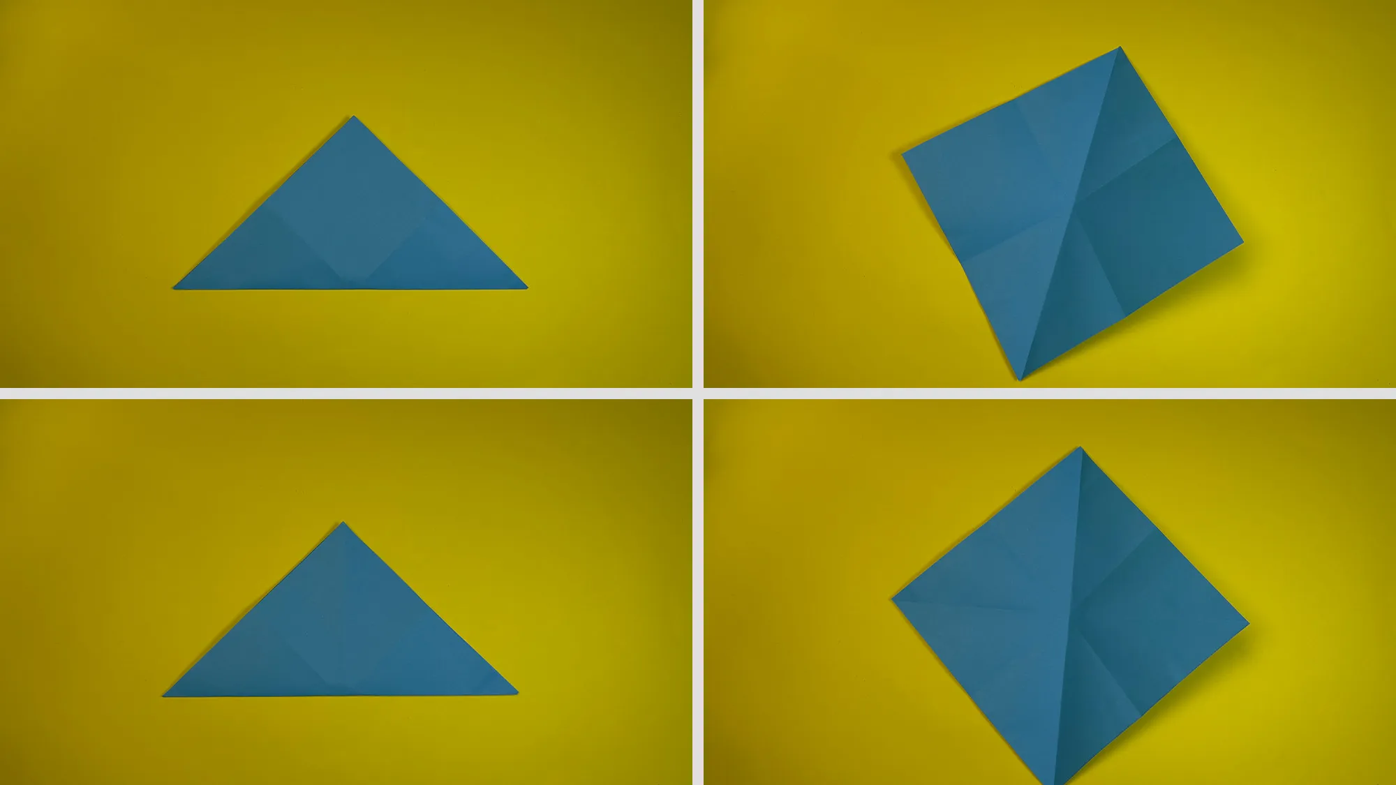 3D Origami Heart: Step-by-step instructions with photos and description. The picture 2