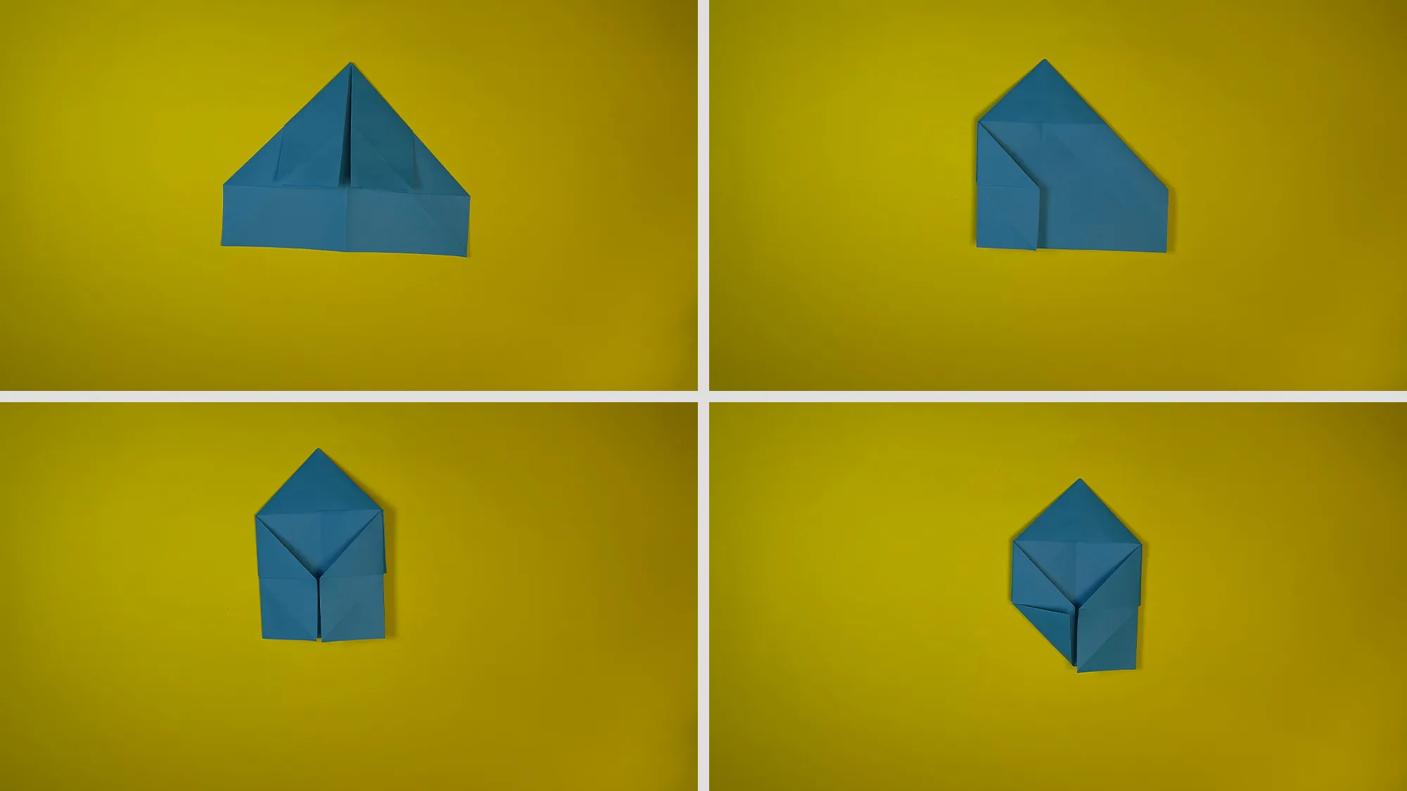 3D Origami Heart: Step-by-step guide with photos and description. The picture 4