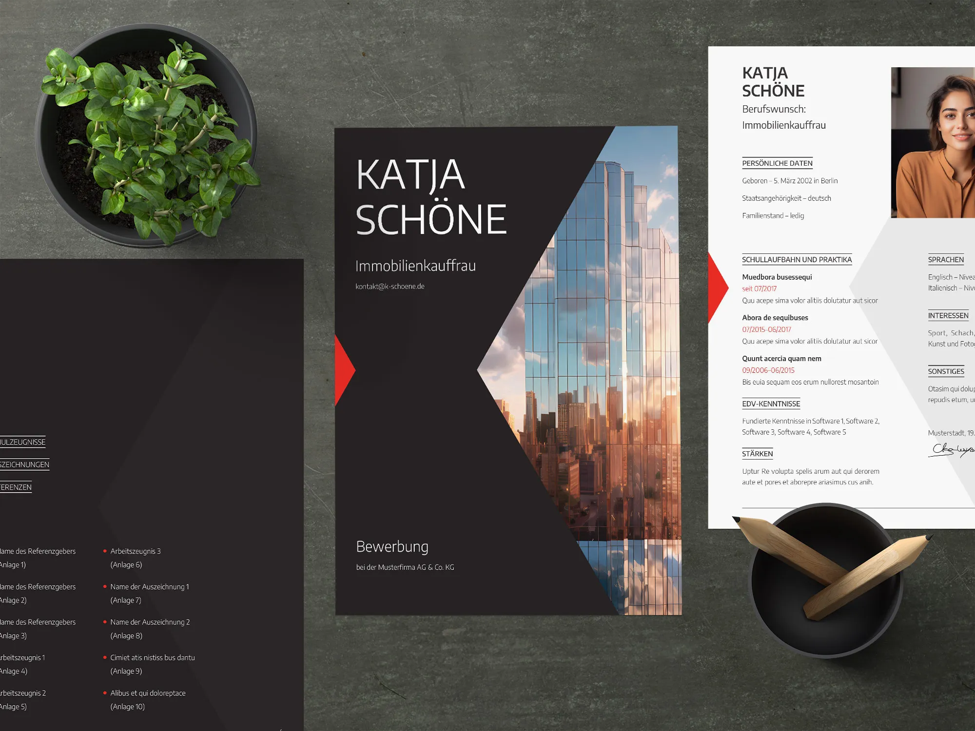 Application as energy manager: Download cover letter and CV template