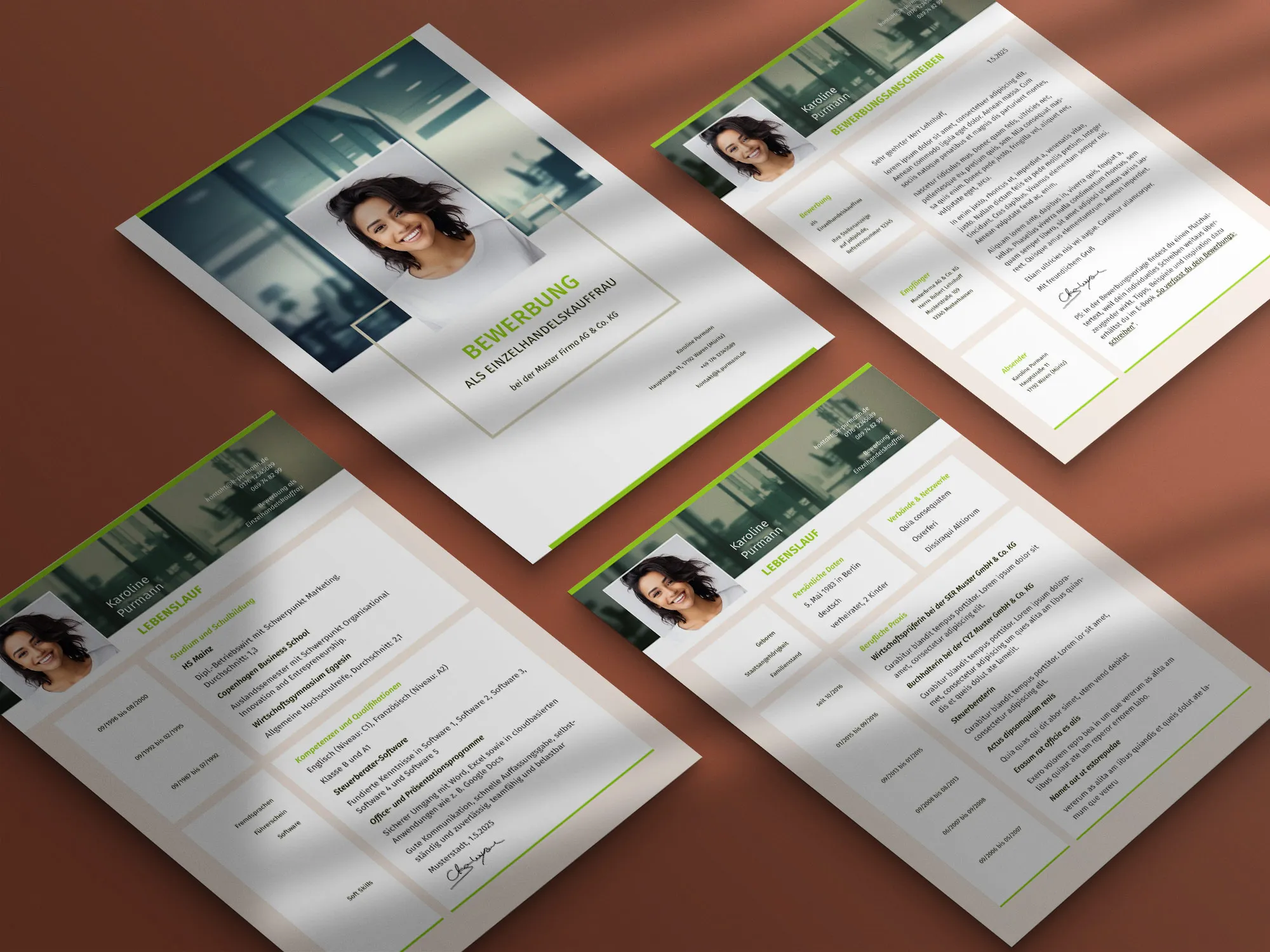 Application as an educator: Download cover letter and CV template
