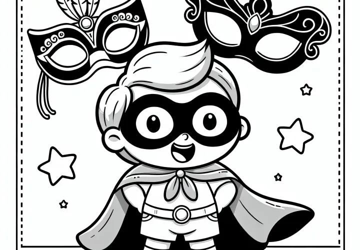 Dieťa oblečené ako superhrdina s plášťom a maskou Dieťa oblečené ako superhrdina s plášťom a maskou