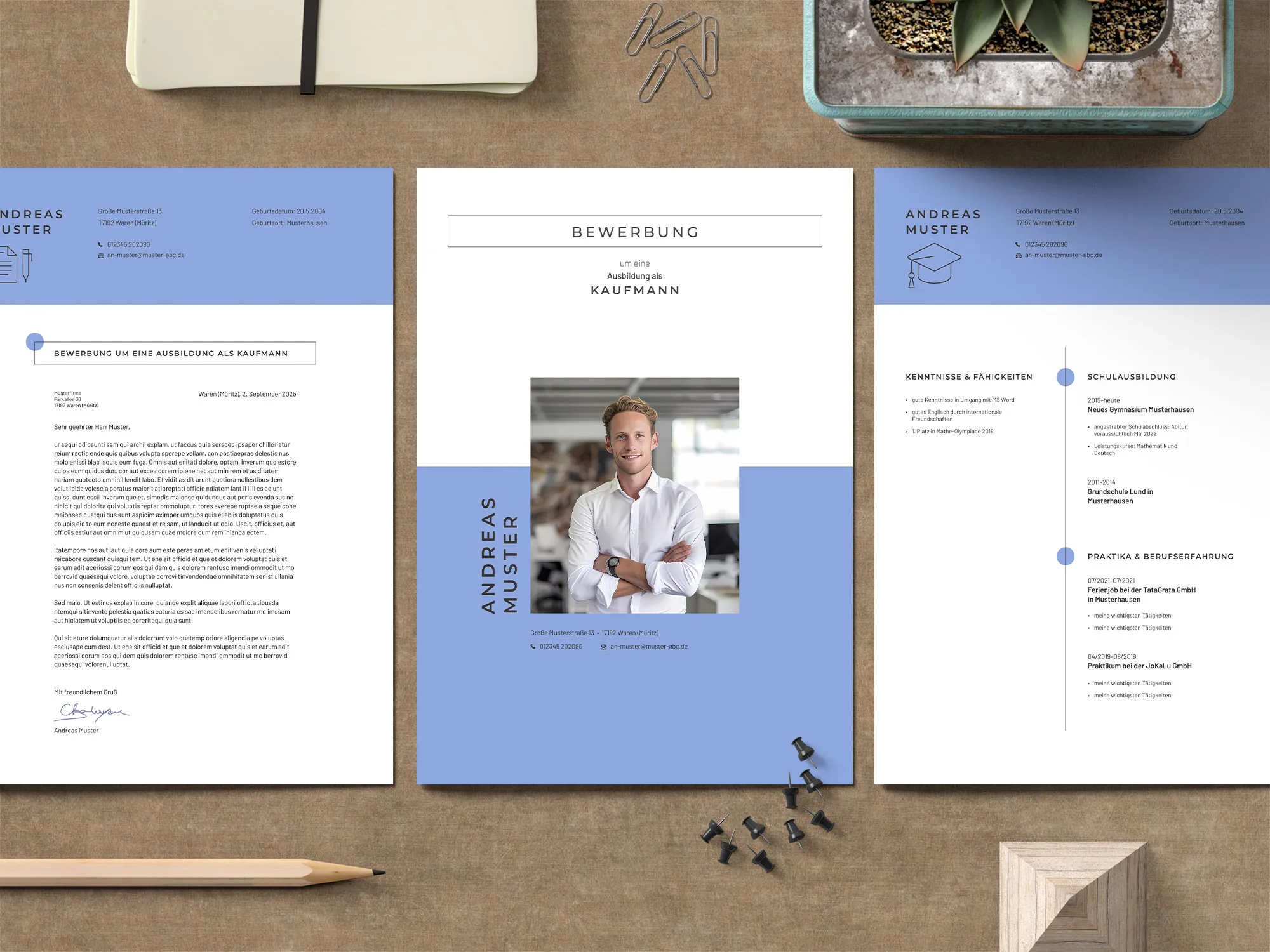 Application as a service employee for the hospitality industry: cover letter and CV template to download