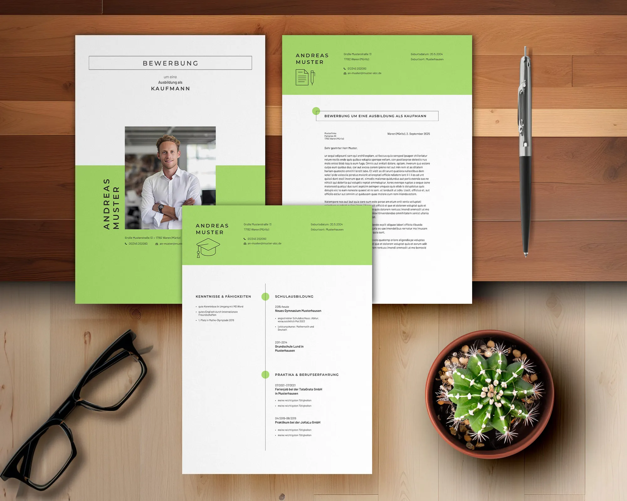 Application as a specialist for wood and building protection work: Cover letter and CV template