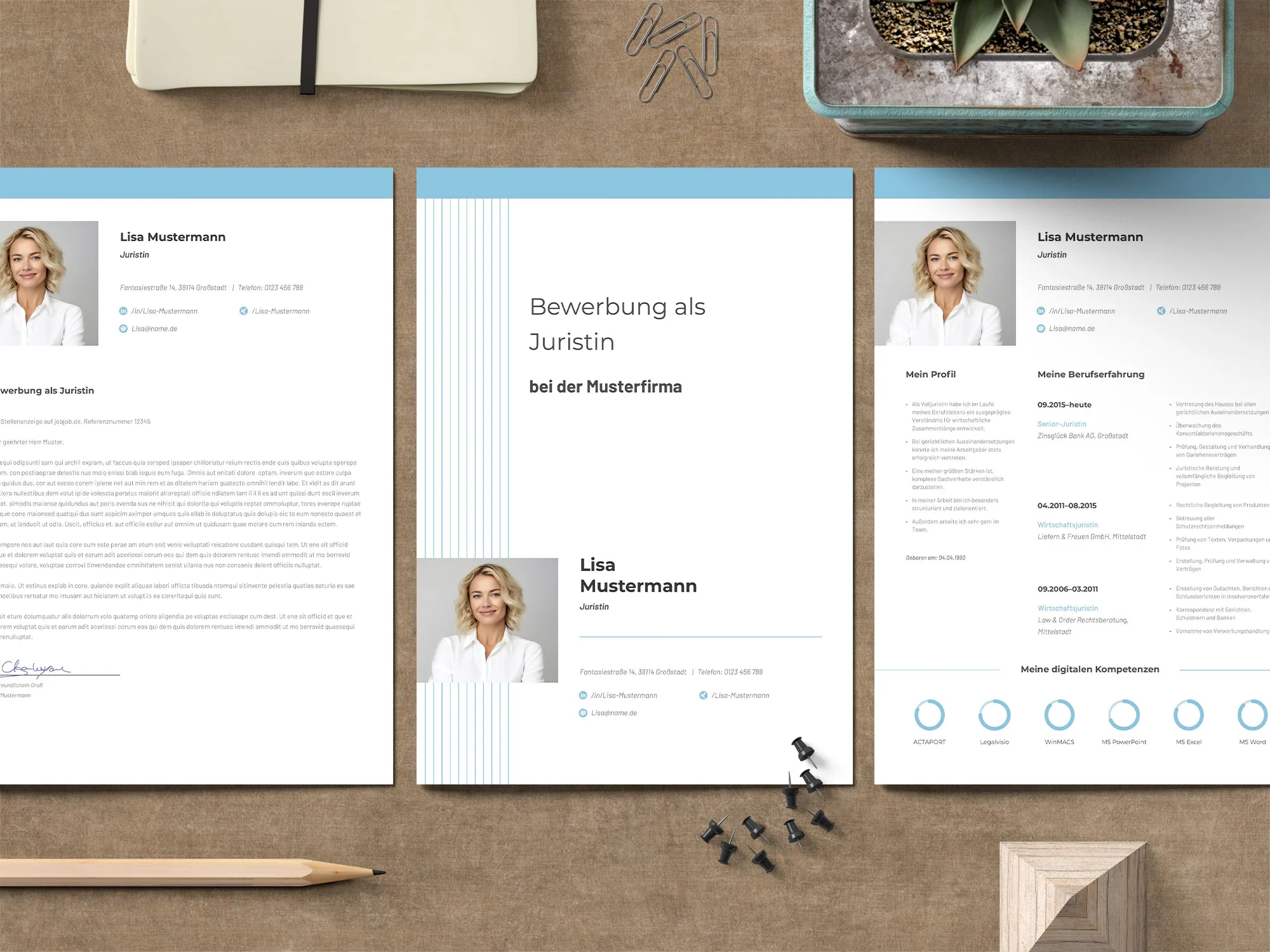Application as a kitchen specialist: cover letter and CV template
