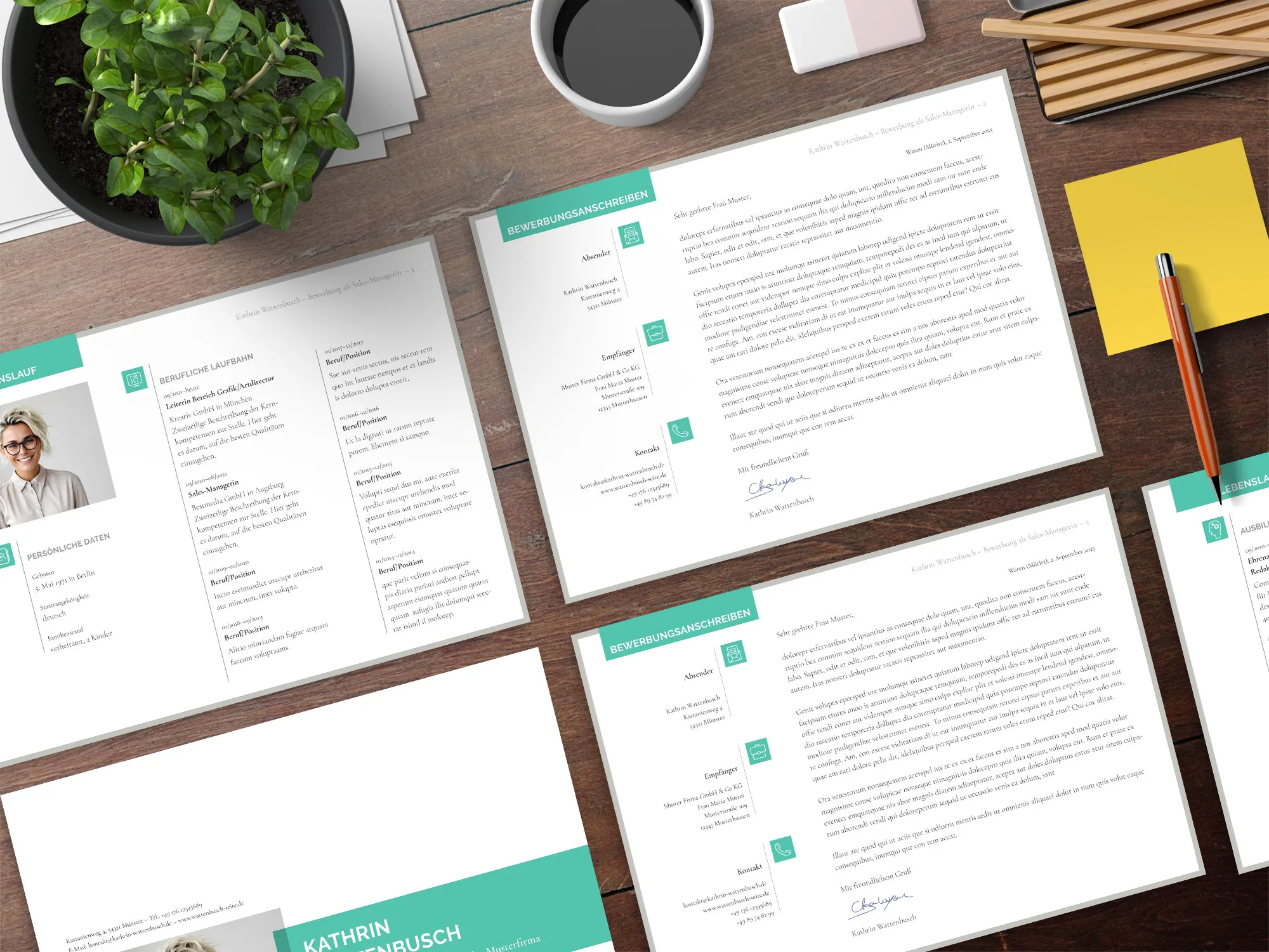 Candidatura como óptico de precisão: Modelo de carta de apresentação e currículo para download.