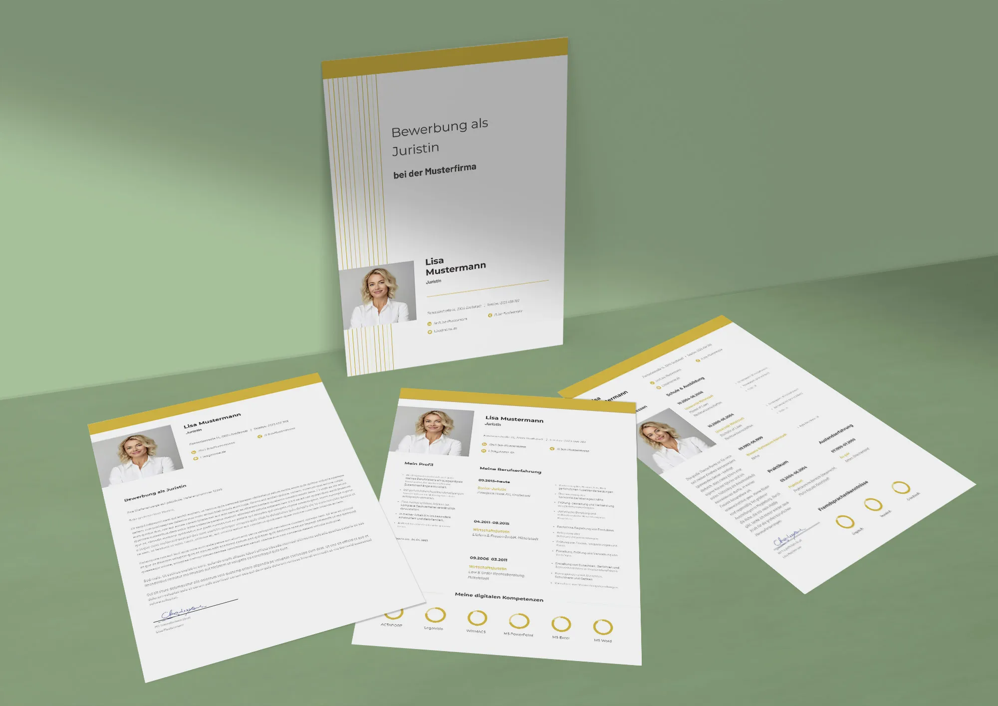 Application for Branch Manager: Template for Cover Letter and Curriculum Vitae for Download