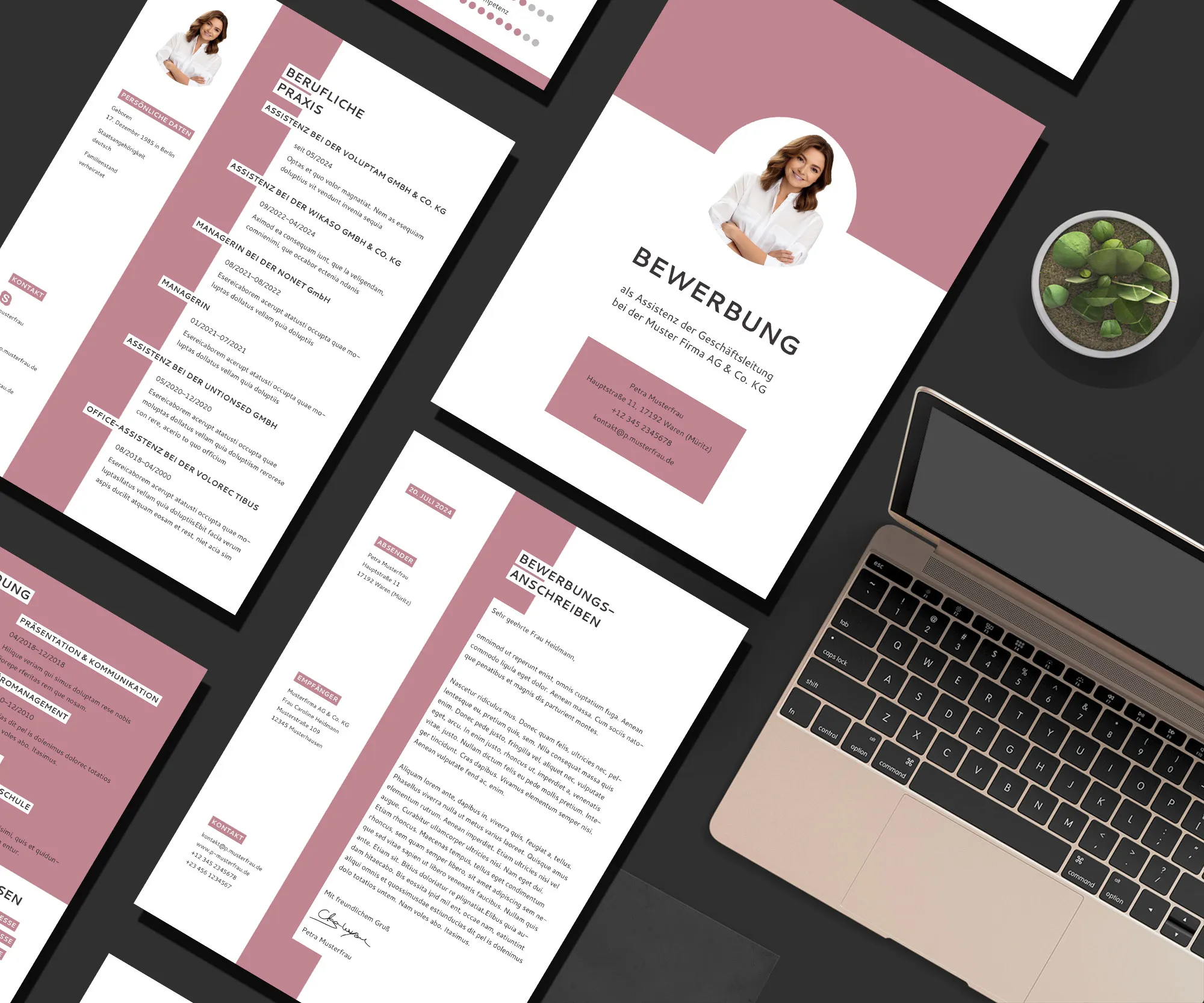 Application as a financial advisor: Sample for CV and cover letter