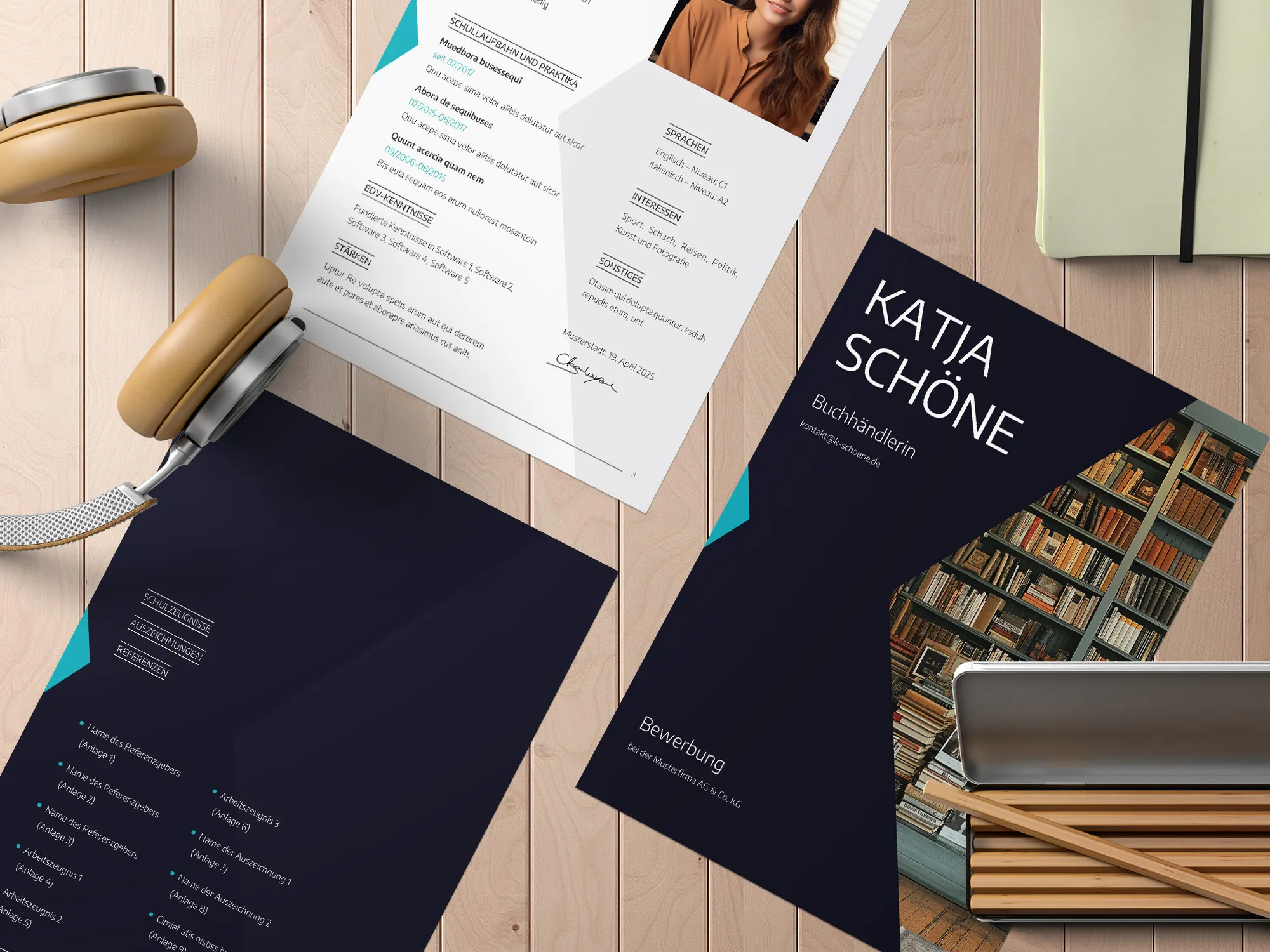 Application as financial advisor: Template for cover letter and resume available for download