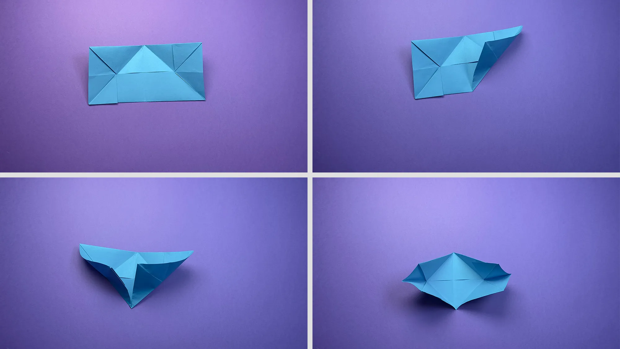 Origami heart: step-by-step instruction with photos and description. The image 4