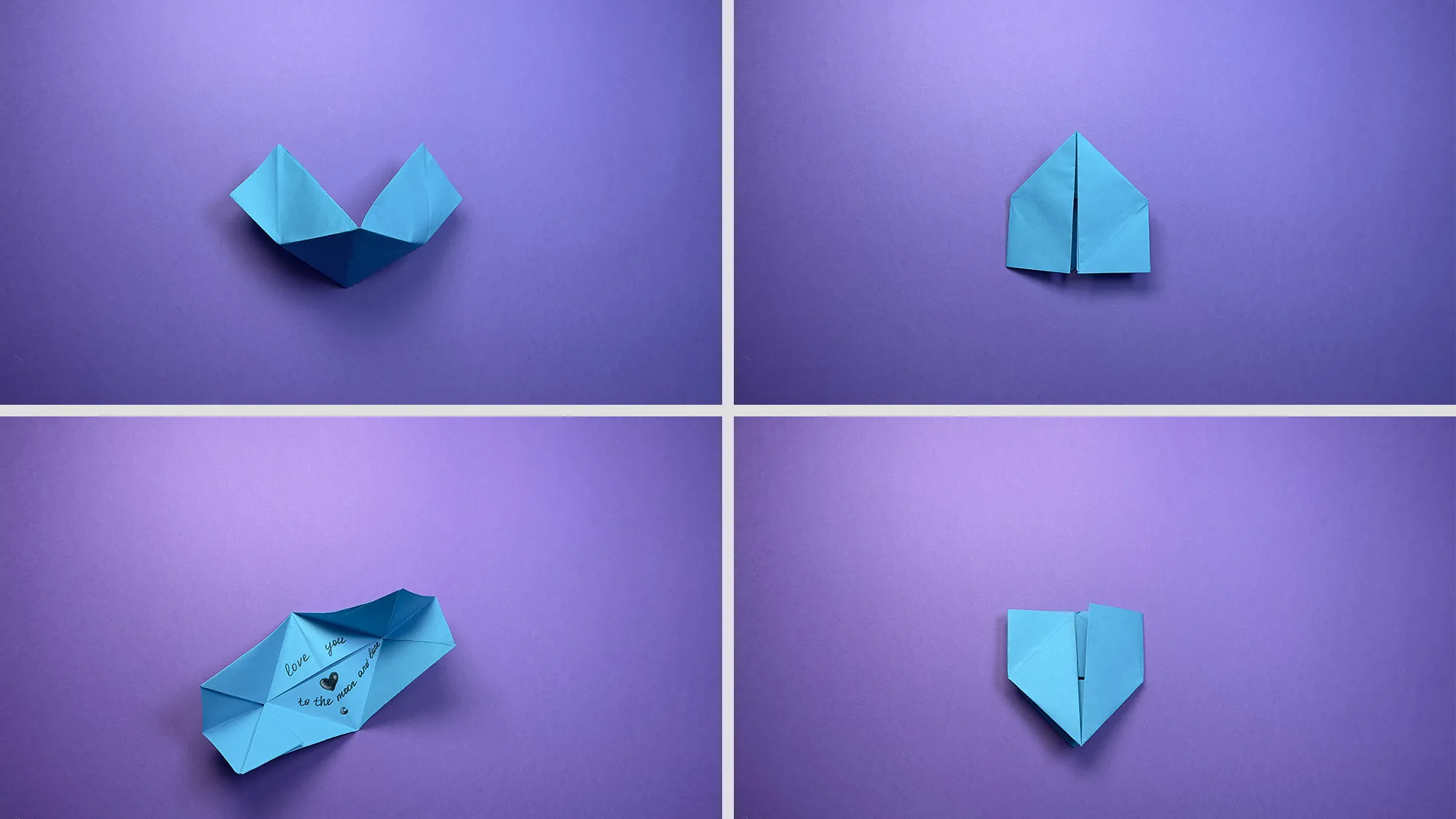 Origami heart: step-by-step guide with photos and description. The image 5