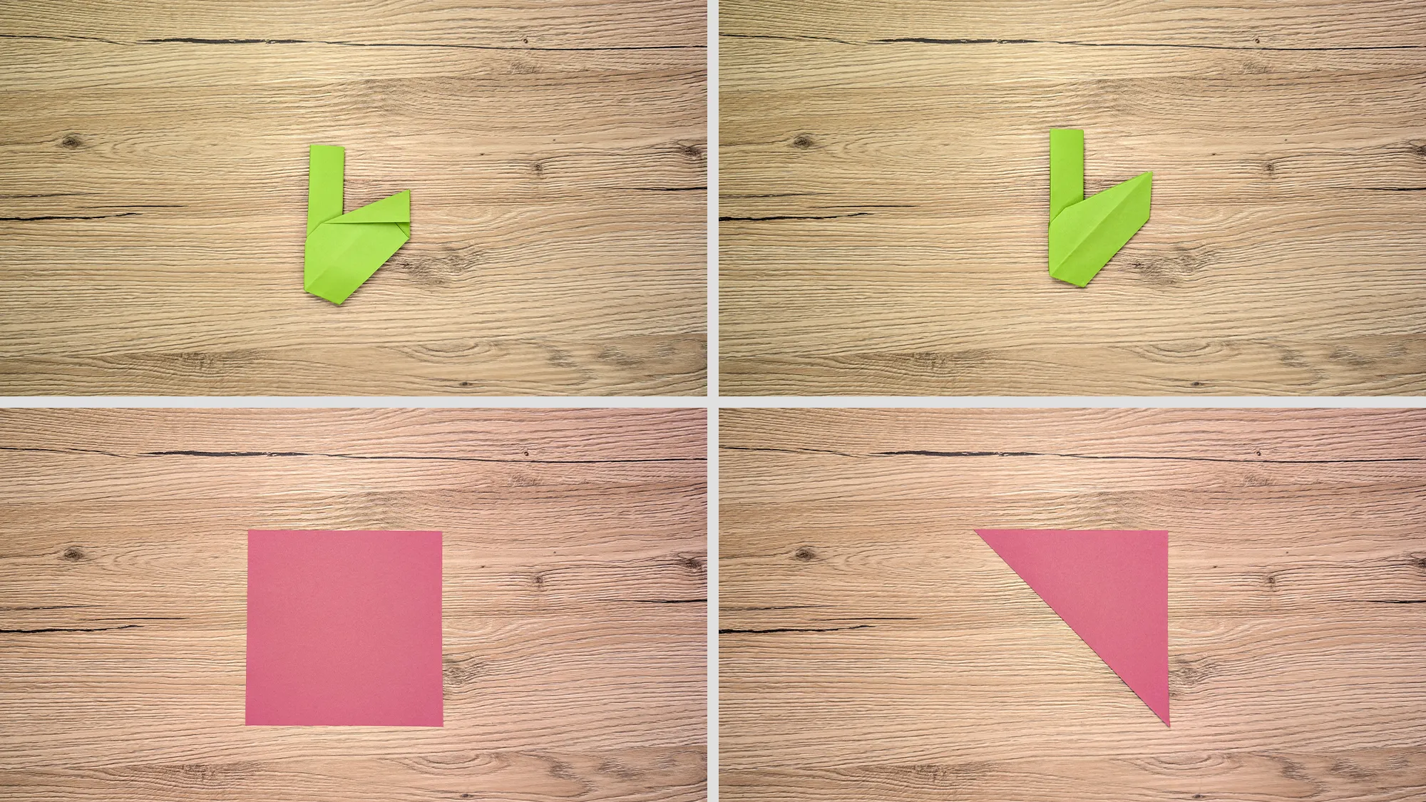 Origami-tulbid ja mesilane: samm-sammult juhend koos fotode ja kirjeldustega. Pilt 5