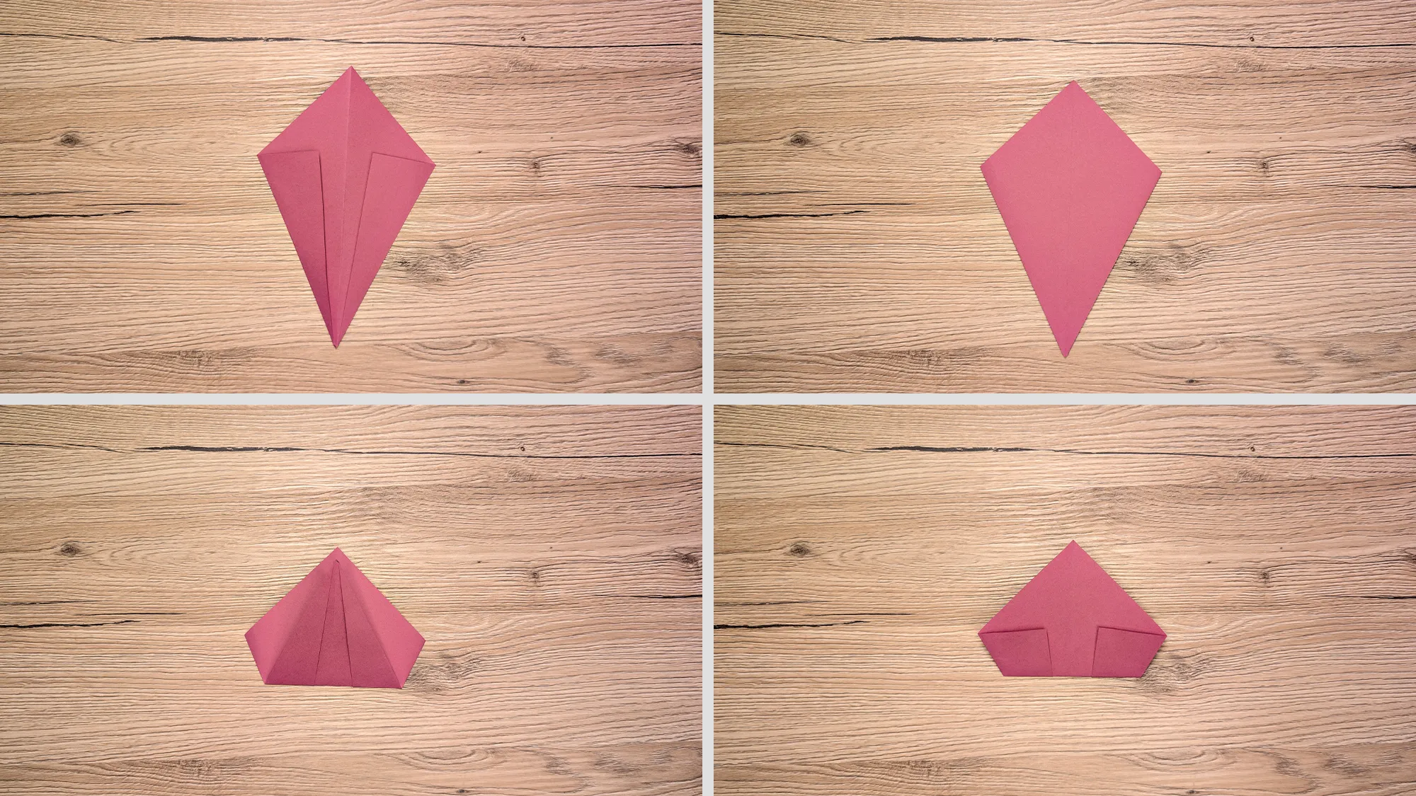 Origami-tulbid ja mesilane: samm-sammuline juhend koos fotode ja kirjeldusega. Pilt 7