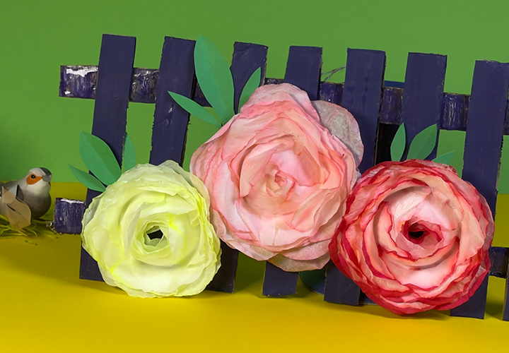 DIY roser ved havelågen: Kreativ gave til mors dag eller gave til mormor