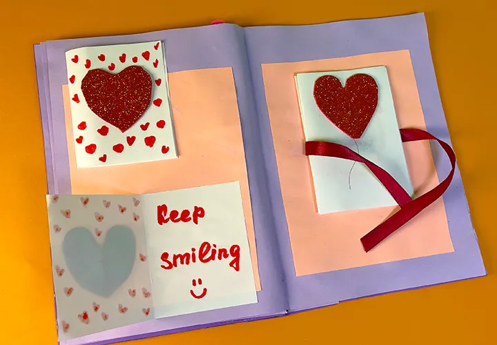 DIY Scrapbook-Kartu: Hadiah pribadi untuk Hari Ibu atau hadiah untuk Oma