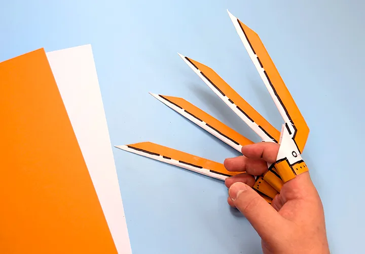 Membuat cakar Wolverine dari kertas: Panduan DIY yang keren untuk anak-anak