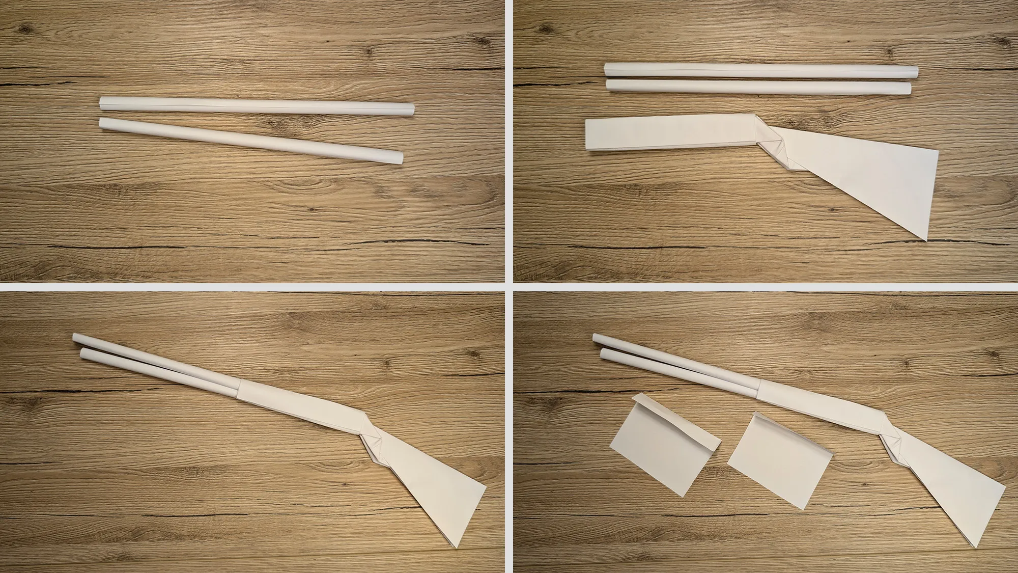 Papier-Shotgun: instrucțiuni pas cu pas cu fotografii și descriere de text. Imaginea 7