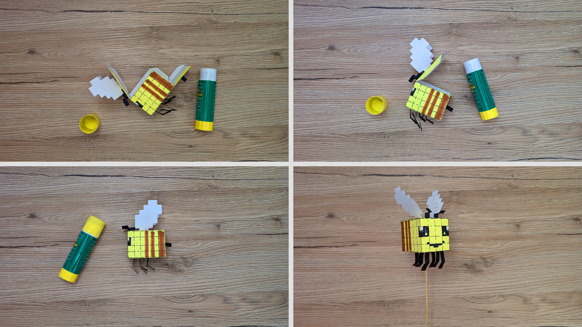 Minecraft Mehiläinen: Vaiheittainen opas kuvilla ja selityksillä. Kuva 5