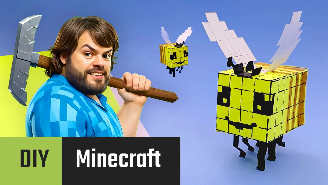Minecraft Mehiläinen: Askeltaitava ohje kuvilla ja selityksillä. Kuva 7