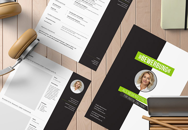 Foreign language correspondent Template for a job application with CV