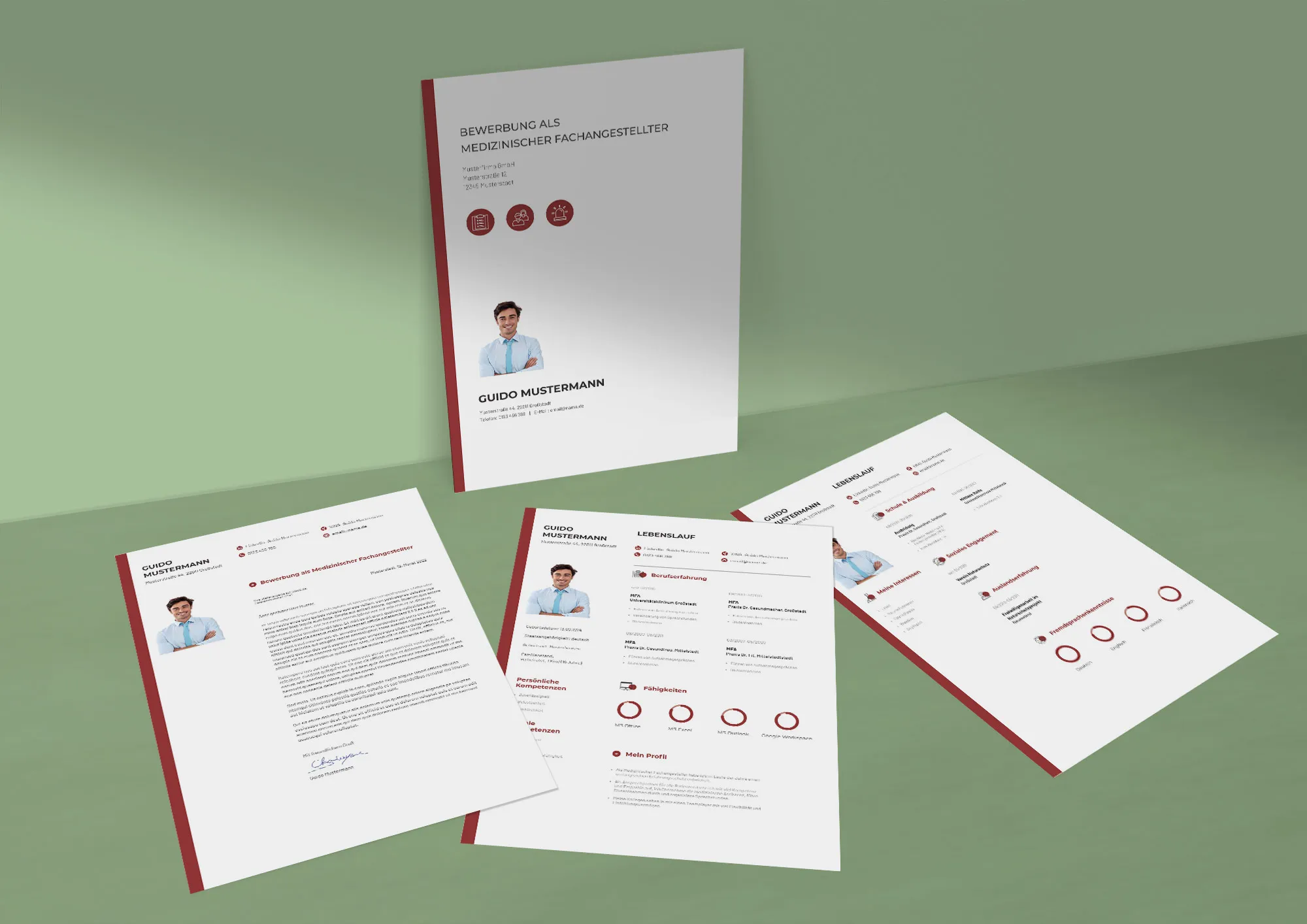 Application as a garden and landscape designer: Template for cover letter and resume for download