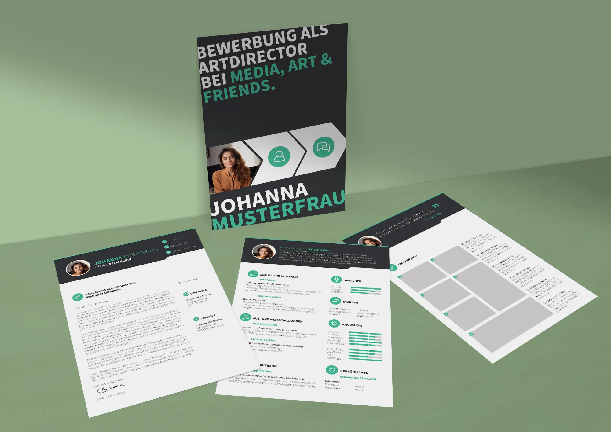 Application as managing director: sample CV and cover letter