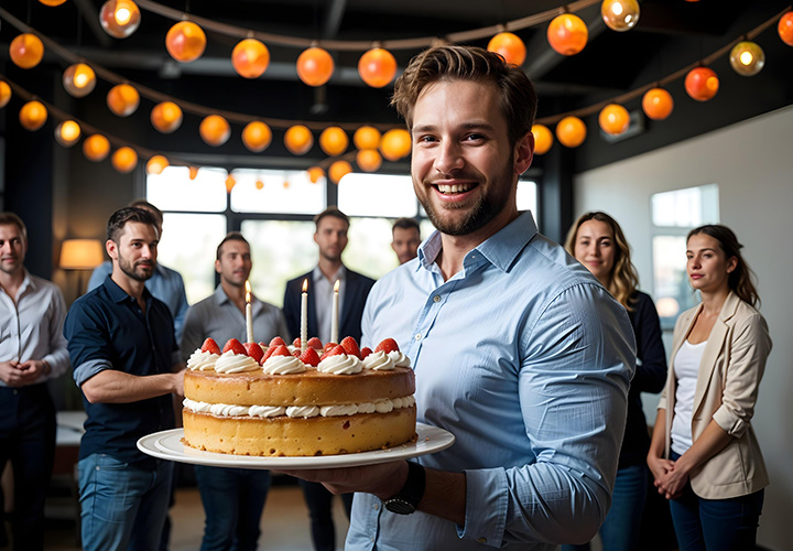 50 bursdagshilsener til kolleger: De passende ordene for arbeidsdagen