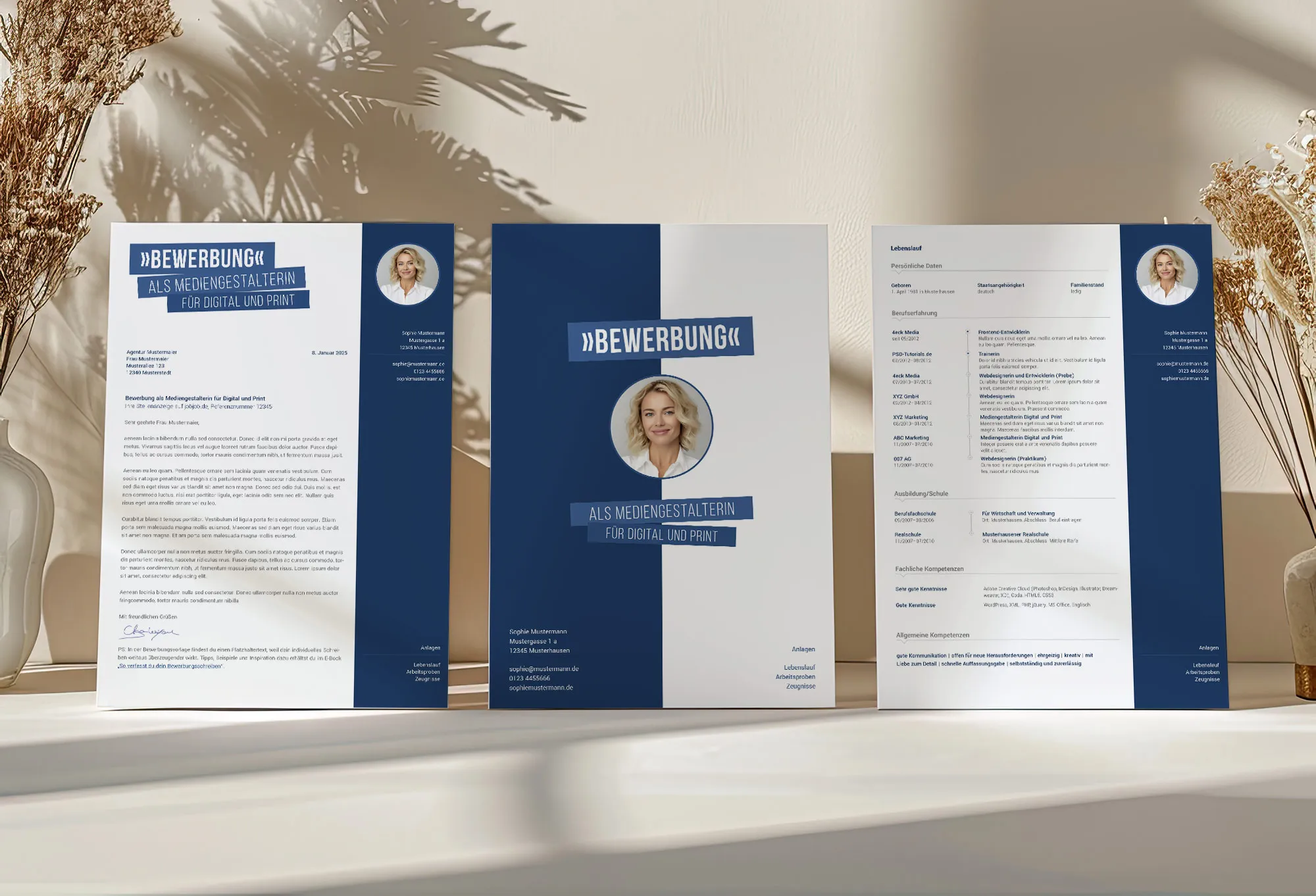 Candidatura come custode/tecnico edile: modello per curriculum vitae e lettera di presentazione.