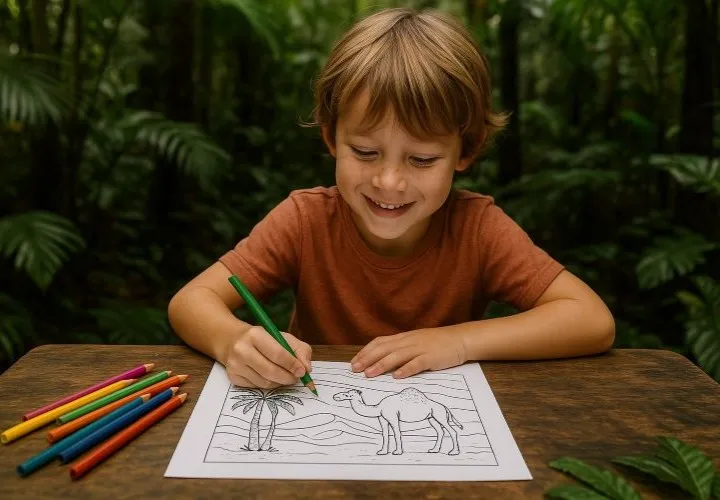 Landscapes: Free Coloring Pages