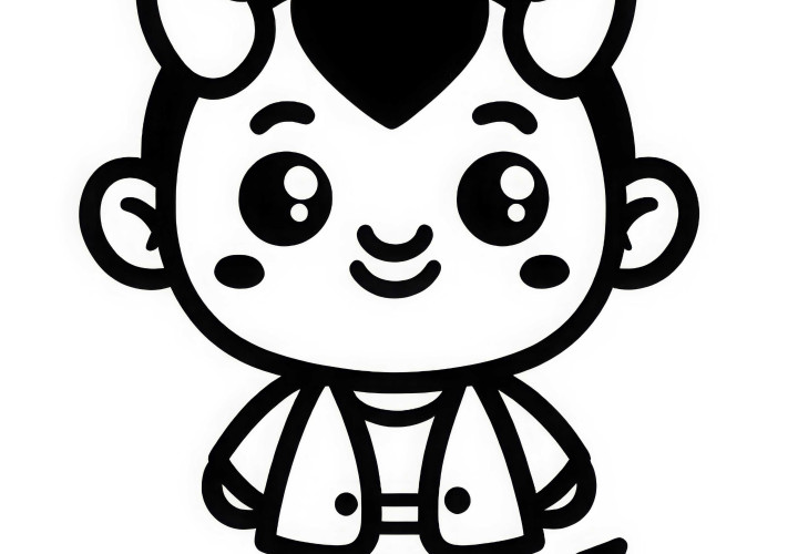 Djävul målarbild att ladda ner (Gratis) Demon färgläggningsbild för nedladdning (gratis)