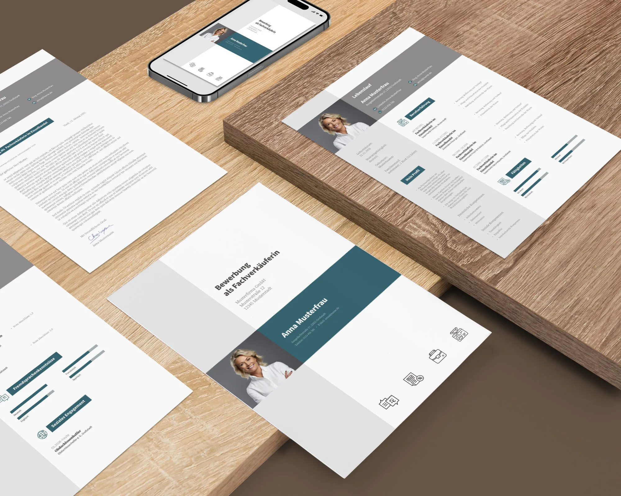 Application as a real estate agent: Template for cover letter and resume