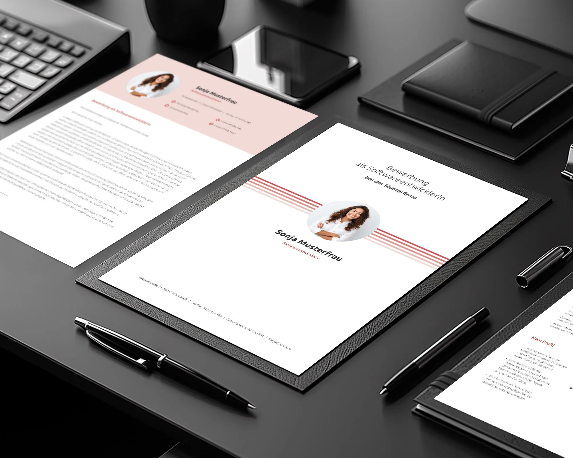 Application as a computer scientist: Template for cover letter and CV