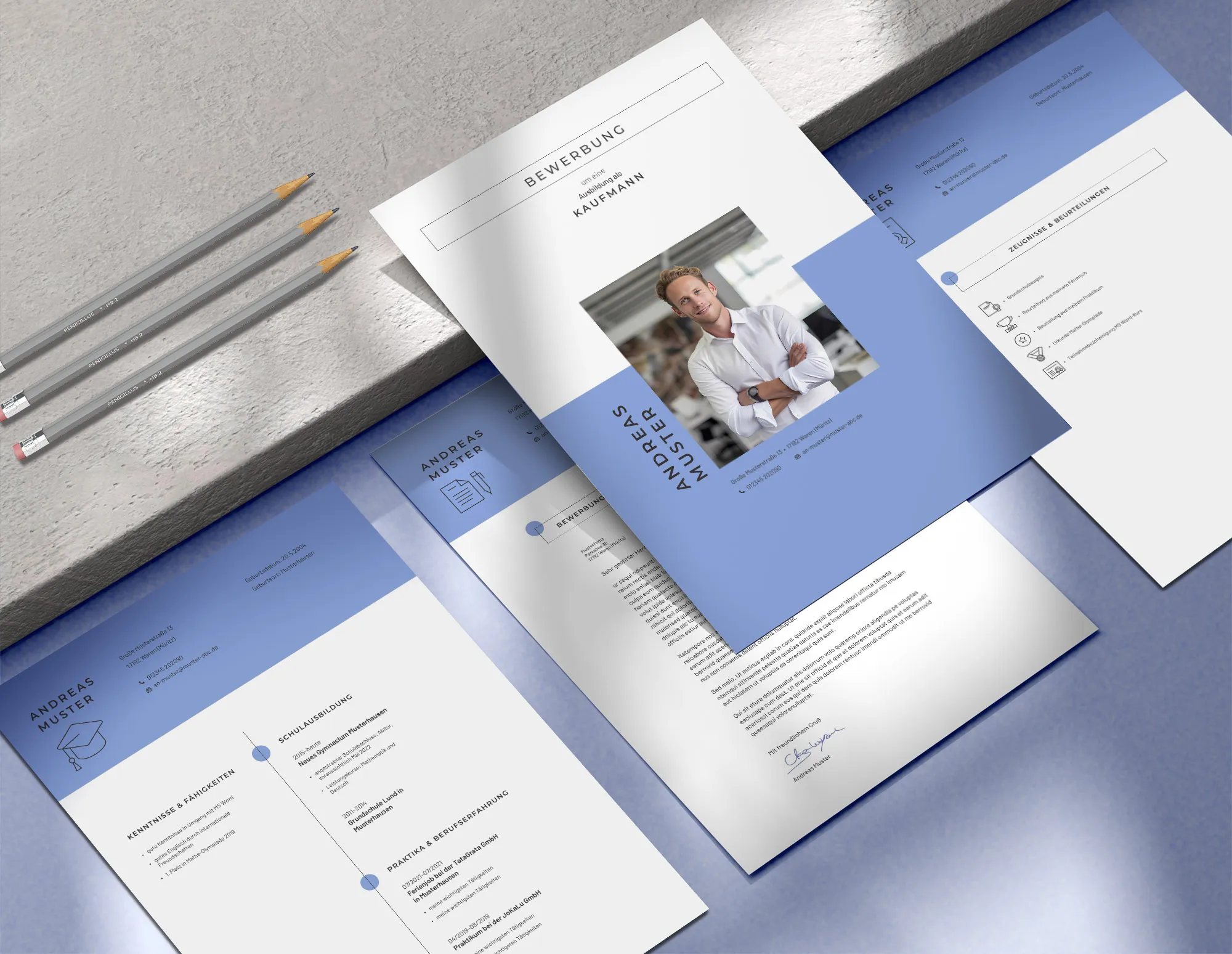 Application as musical instrument maker: Sample for CV and cover letter.