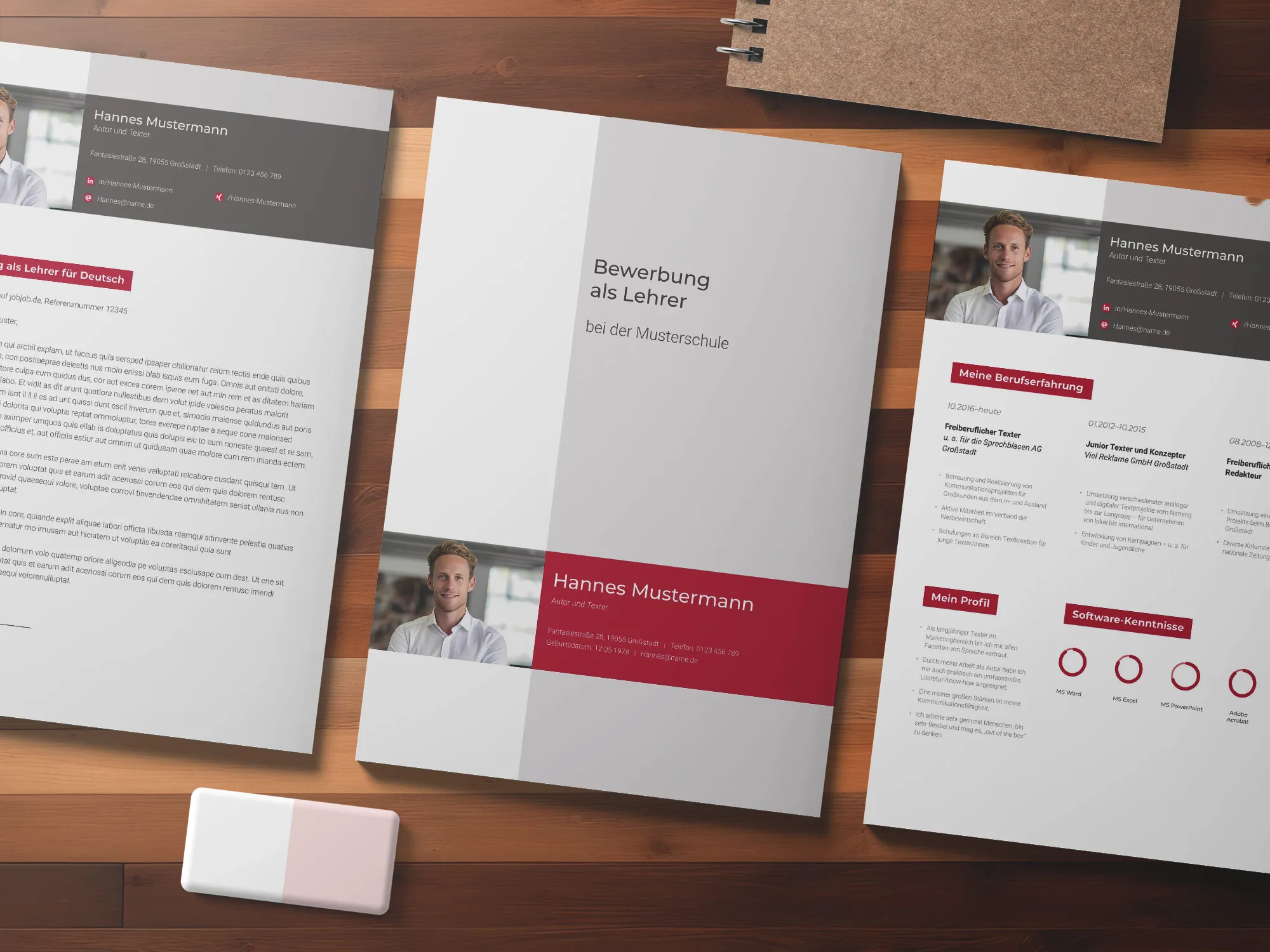 Application as an instrument maker: Template for cover letter and resume available for download