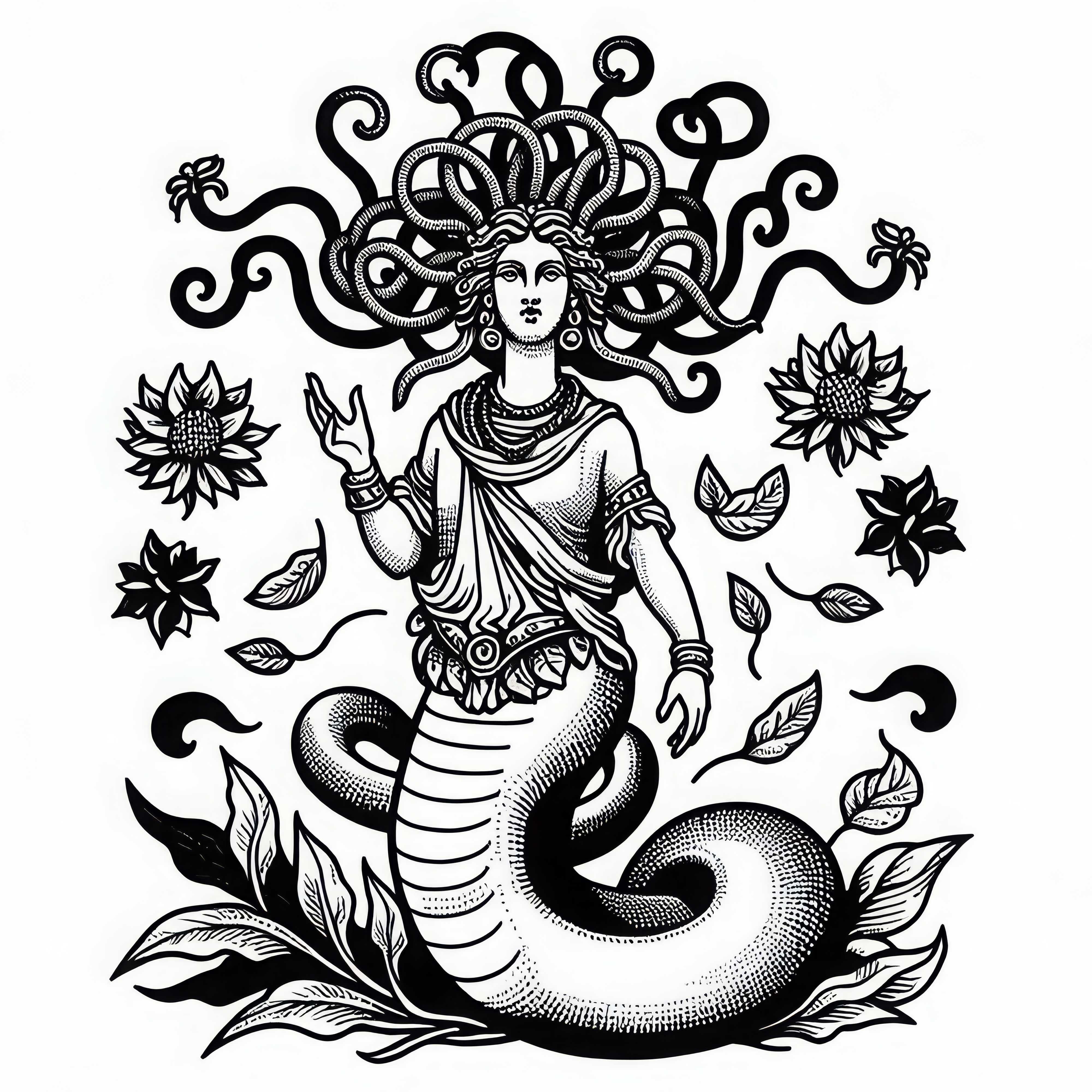 Medusa Gambar Mewarnai Gratis Diunduh Gambar Medusa yang bisa diwarnai untuk diunduh secara gratis