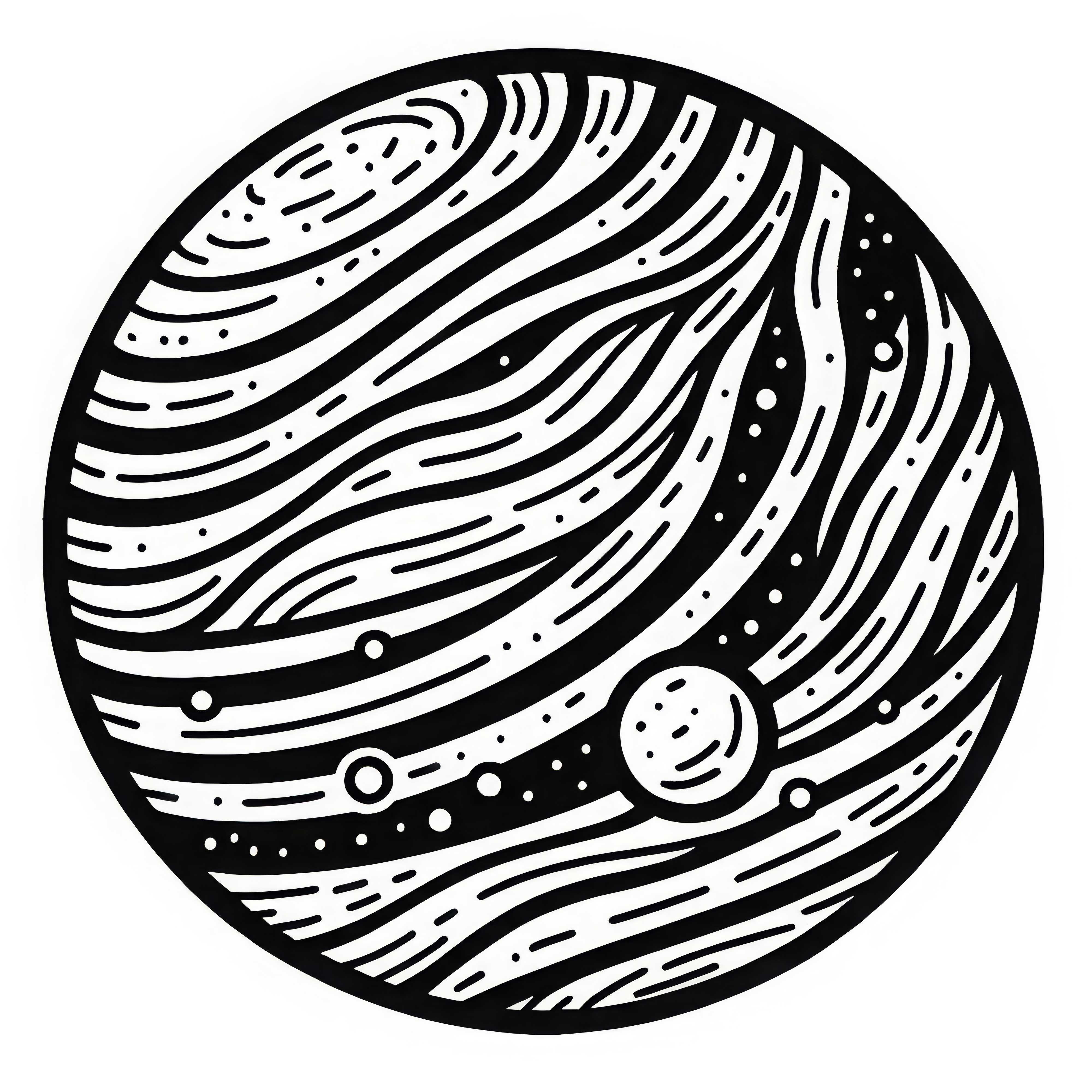 Venus dibujo para colorear fácil gratis