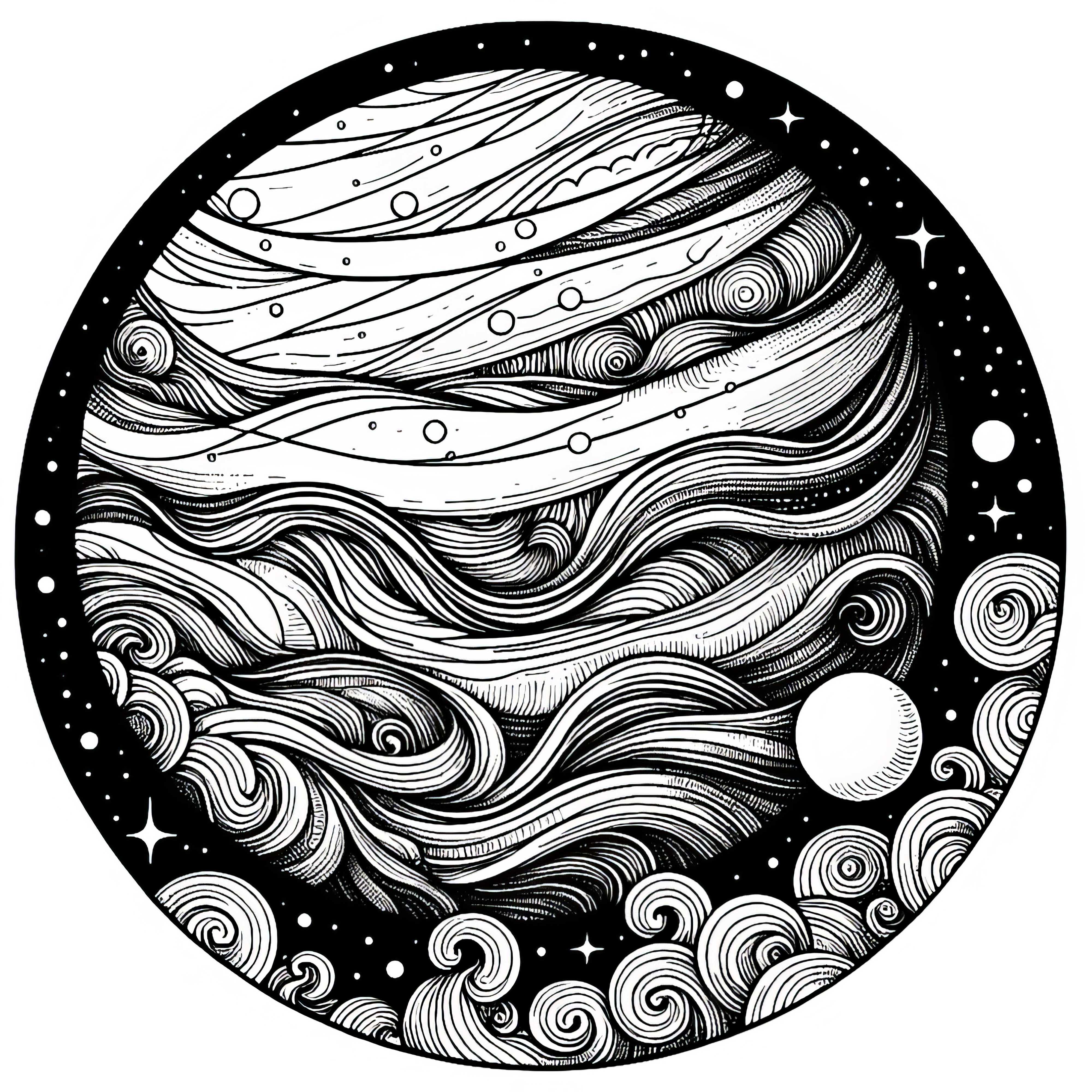Venus dibujo para colorear sencillo gratis Venus dibujo para colorear sencillo gratuito
