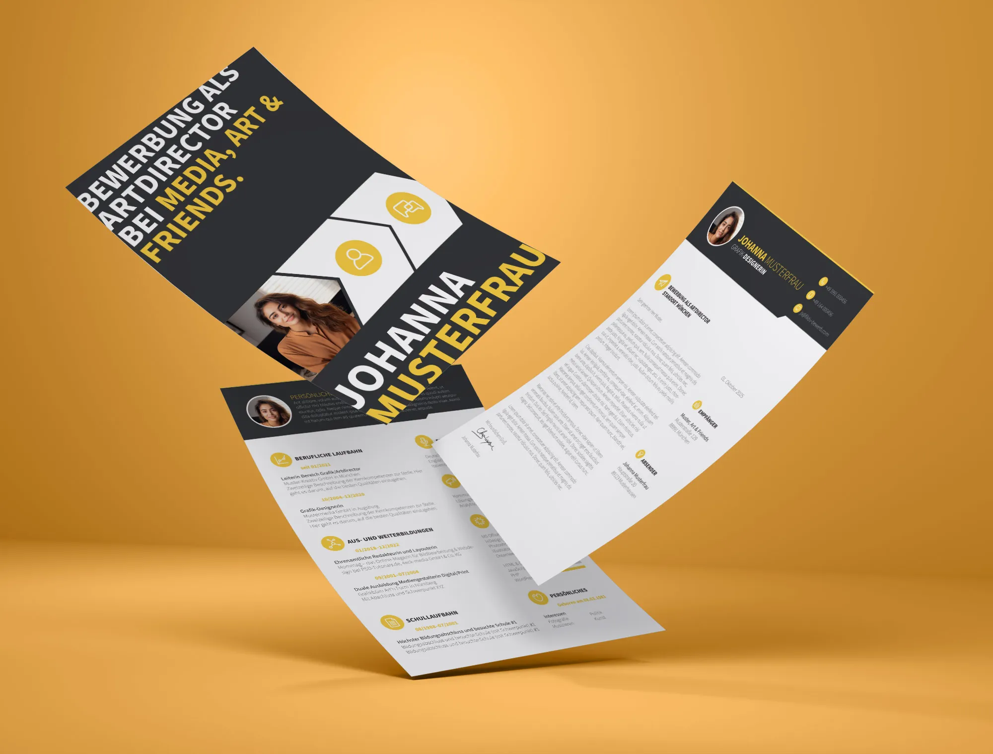Candidatura como empregado de mesa: modelo de currículo e carta de apresentação.