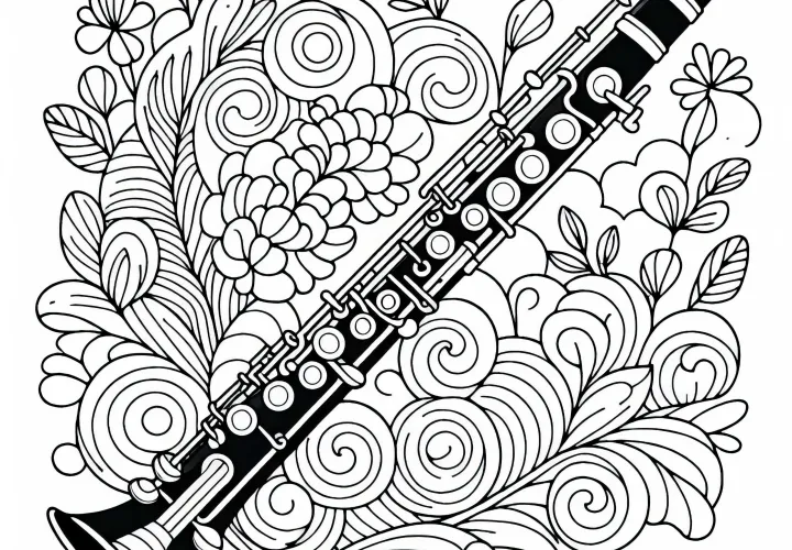 Безплатно изтегляне на шаблон за фагот за дървени духови инструменти