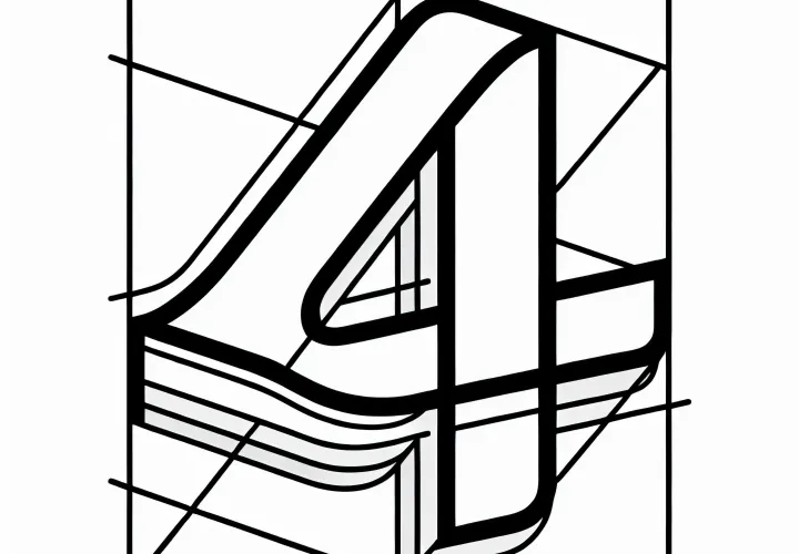 Coloring page number 4 free