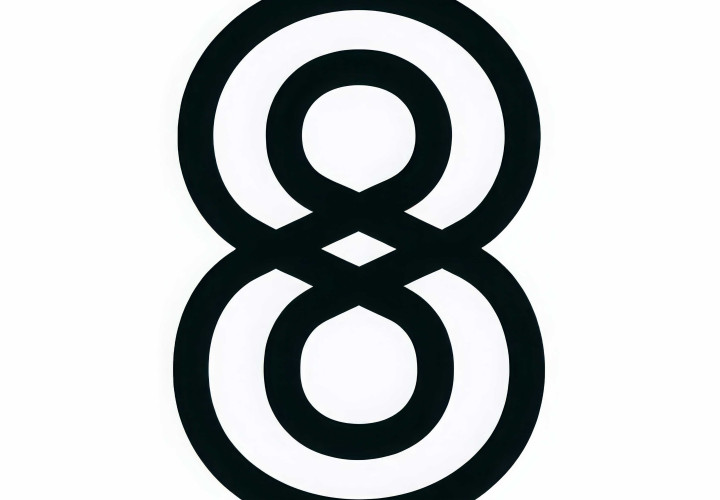 Number 8 coloring page free