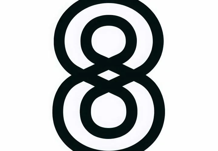 Number 8 coloring page free