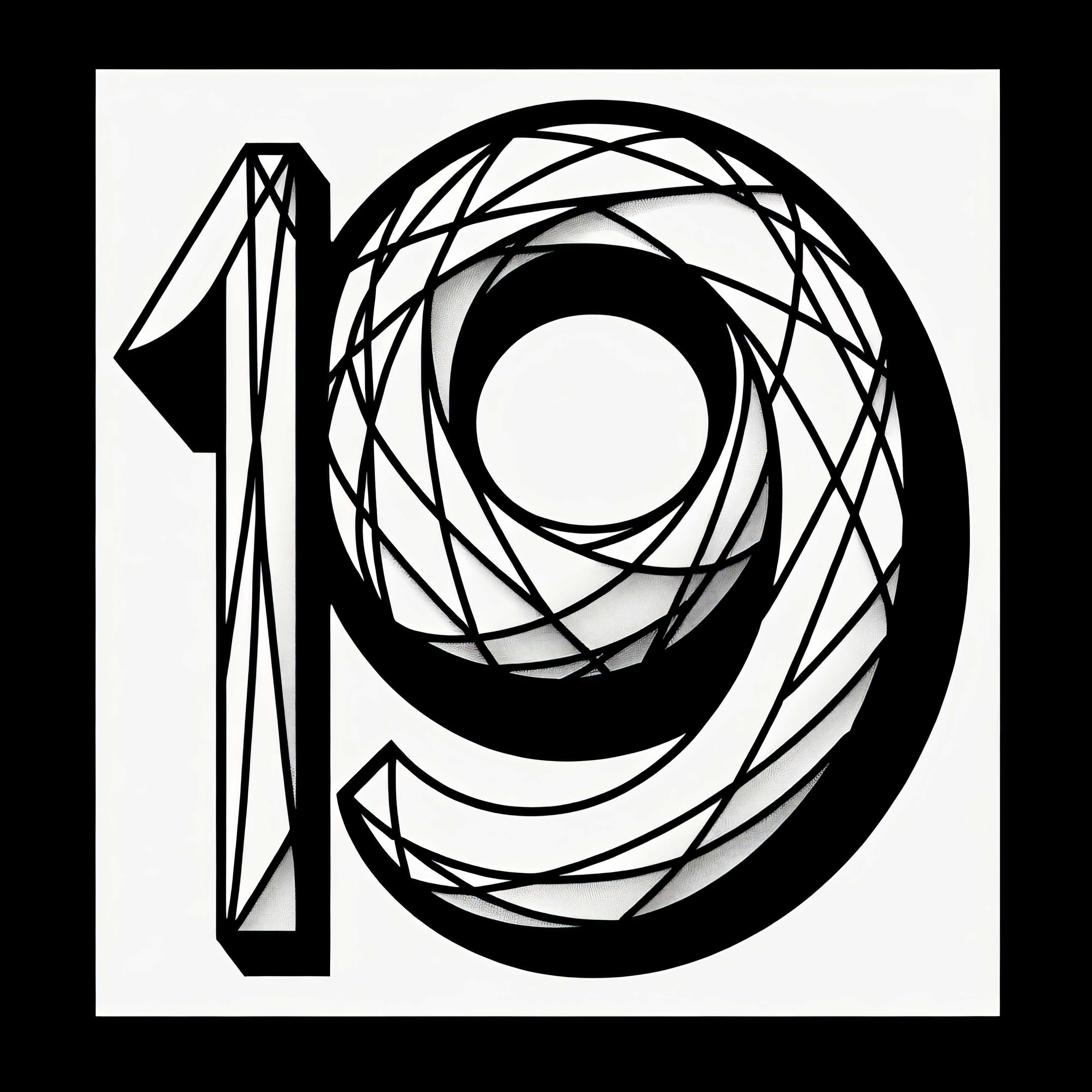 Number 19 Coloring Page Free
