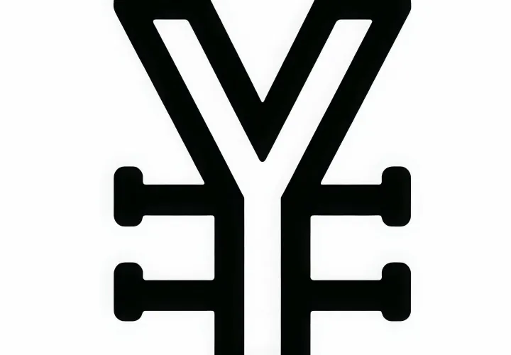 Free Coloring Page of Yen Symbol