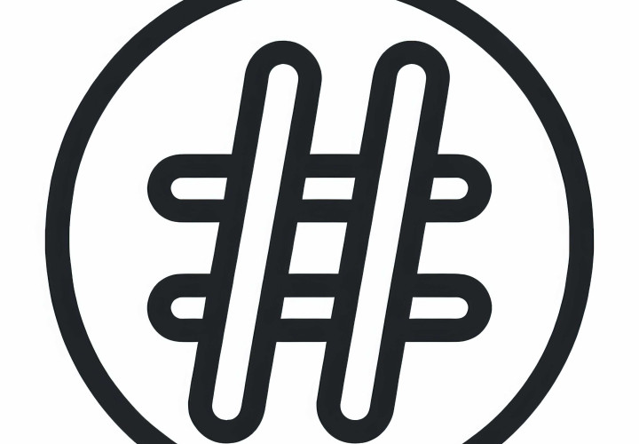 Free coloring template with hashtag symbol download Download free coloring template with hashtag symbol