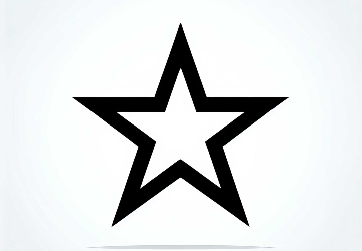 Star symbol coloring page free to download Free Download Star Symbol Coloring Page