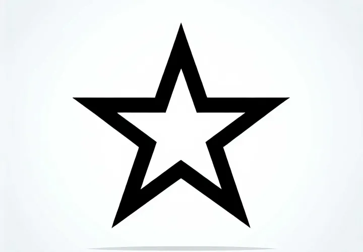 Free Download Star Symbol Coloring Page