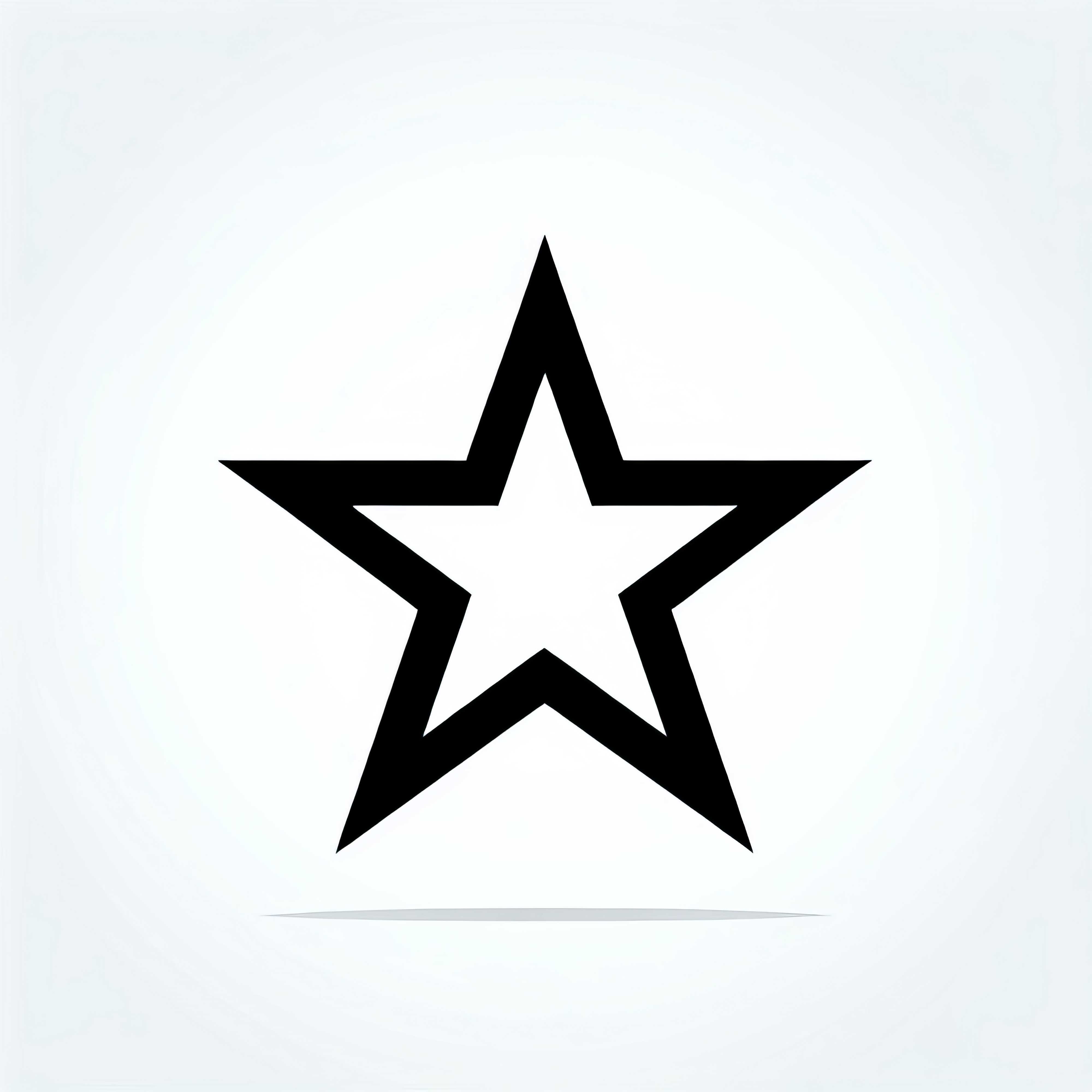 Star symbol coloring page free to download
