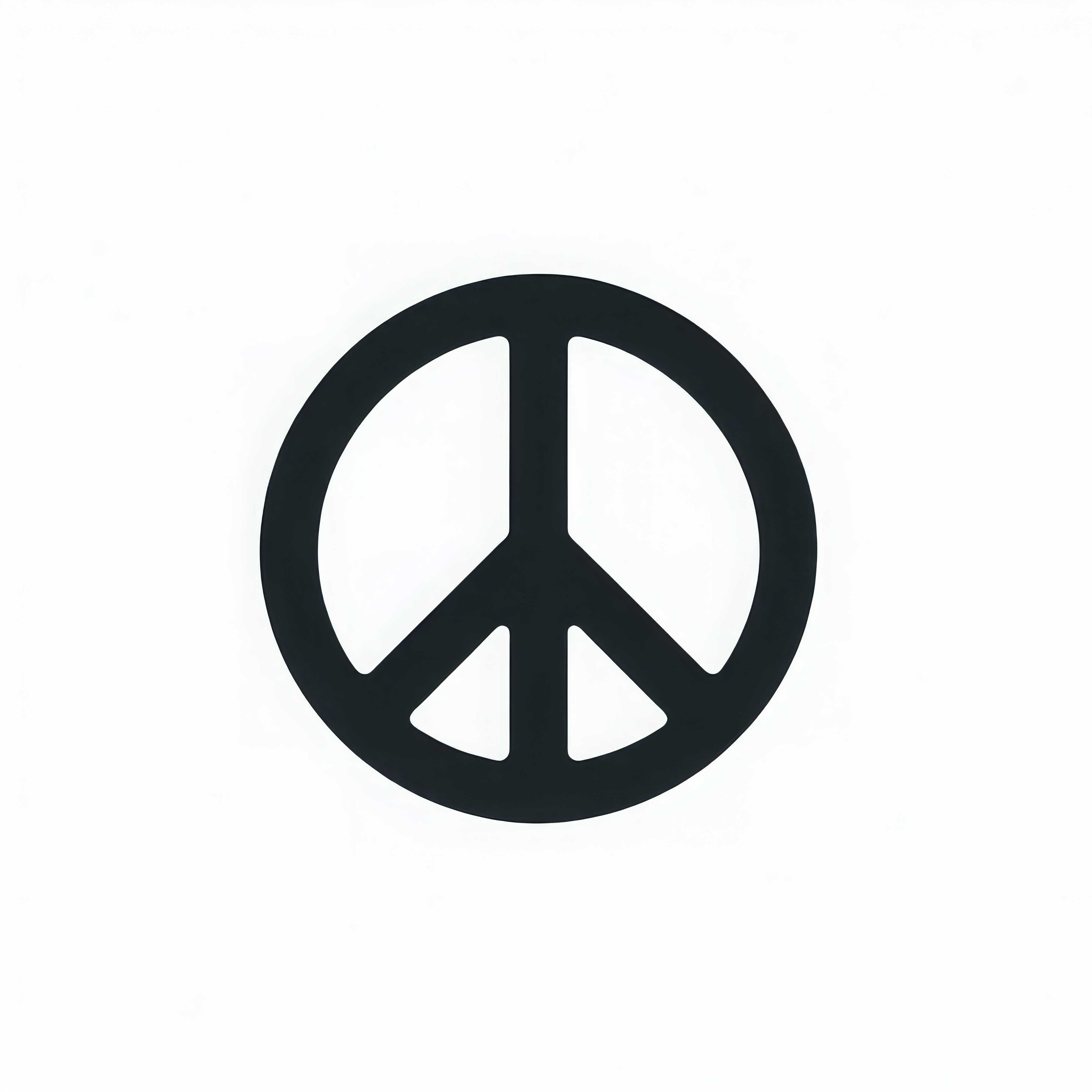 Free Coloring Page of the Peace Symbol